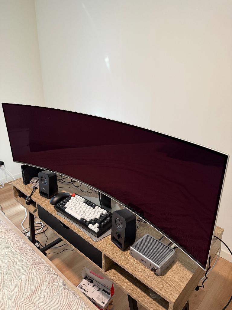 Samsung Odyssey OLED G9 49” ultrawide monitor, Computers en Software, Monitoren, Zo goed als nieuw, 101 t/m 150 Hz, DisplayPort
