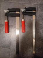 2 serre-joints, Bricolage & Construction, Outillage | Outillage à main, Enlèvement, Neuf