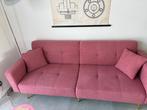 Roze zetel, Ophalen, Tweepersoons, Zo goed als nieuw, Rechte bank