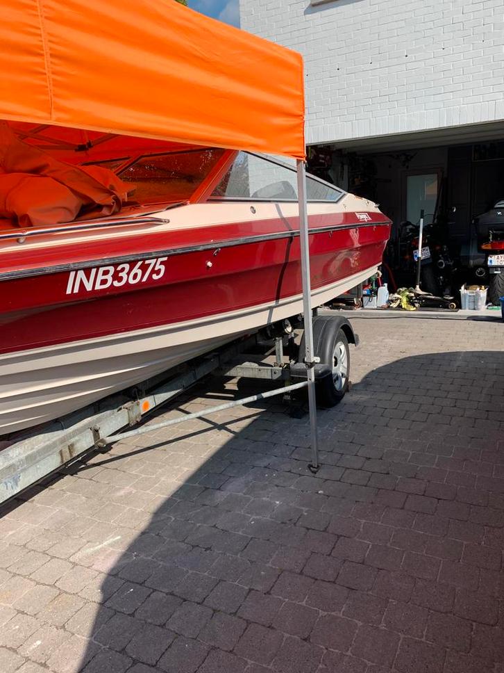 Maxum 1800 XR 1990, Sports nautiques & Bateaux, Speedboat, Utilisé, 3 à 6 mètres, Essence, 70 à 120 ch, Polyester, Moteur hors-bord