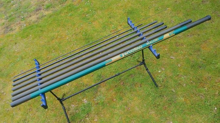 Canne Garbolino Malibu 11M poids 760gr (Canal), Sports nautiques & Bateaux, Pêche à la ligne | Poissons blancs, Comme neuf, Ligne fixe