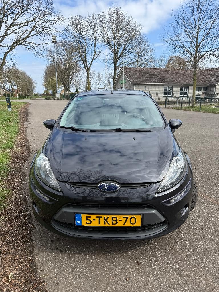 Ford Fiësta 1.6TDCI 70KW 3DR 2010 Zwart trekhaak, Voorwielaandrijving, Euro 5, Stof, Zwart