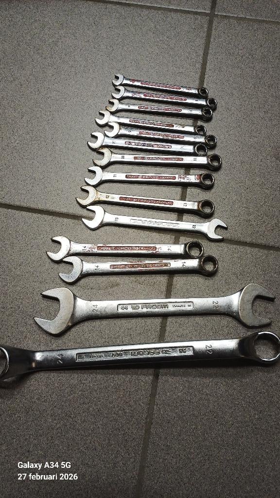 Facom sleutelset, Auto diversen, Autogereedschap, Gebruikt, Ophalen of Verzenden