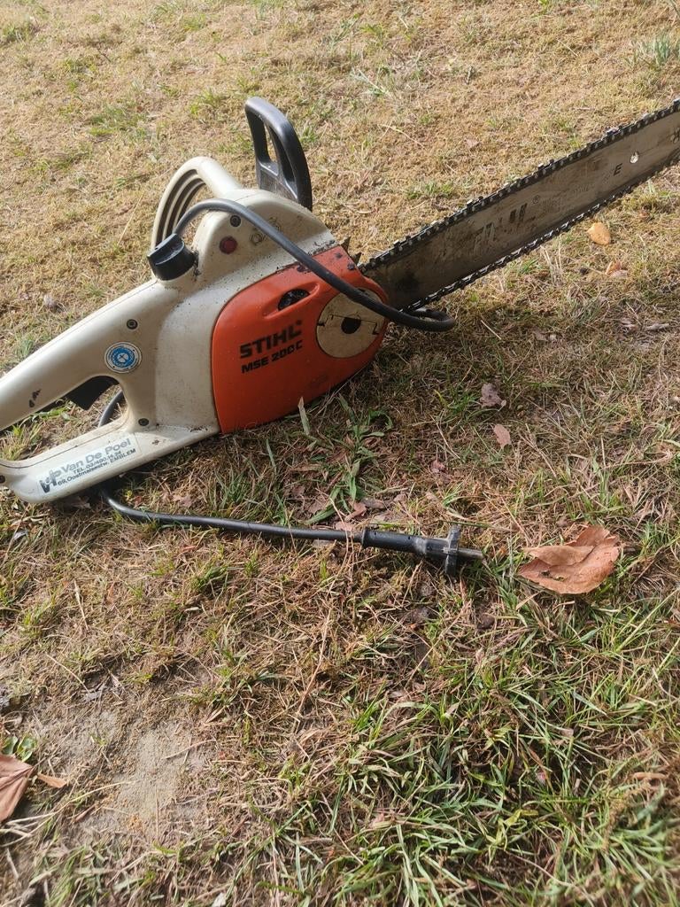 Stihl MSE 200c kettingzaag, Ophalen