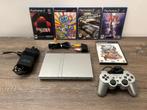 Play station 2 silver in perfecte staat ( geen krassen ), Games en Spelcomputers, Spelcomputers | Sony PlayStation 2, Ophalen of Verzenden