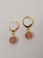 Oorbellen rvs bruin, Handtassen en Accessoires, Oorbellen, Hangers, Bruin, Nieuw, Ophalen of Verzenden