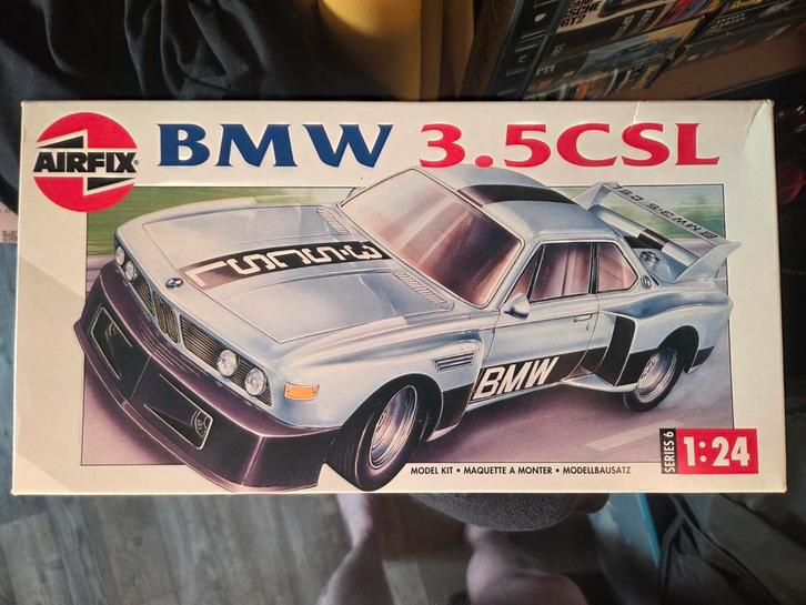 BMW 3.5 CSL (Airfix), Hobby en Vrije tijd, Modelbouw | Auto's en Voertuigen, Zo goed als nieuw, Auto, Groter dan 1:32, Airfix