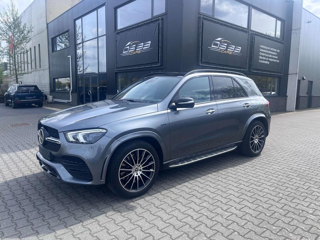 Mercedes-Benz GLE 350 de 4-Matic PHEV AMG/Pano/21"/360/AdCru, Auto's, Mercedes-Benz, 32 g/km, Zwart, 4 cilinders, GLE