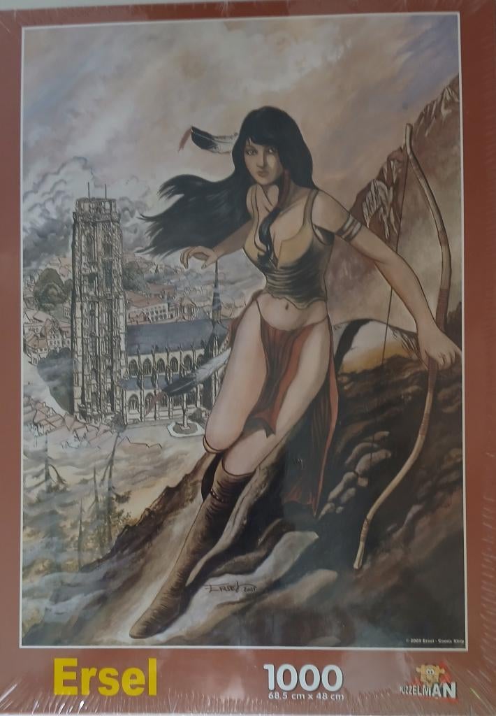 Puzzel comic-strips 1000 stuks, Hobby & Loisirs créatifs, Sport cérébral & Puzzles, Enlèvement, 500 à 1500 pièces, Neuf, Puzzle