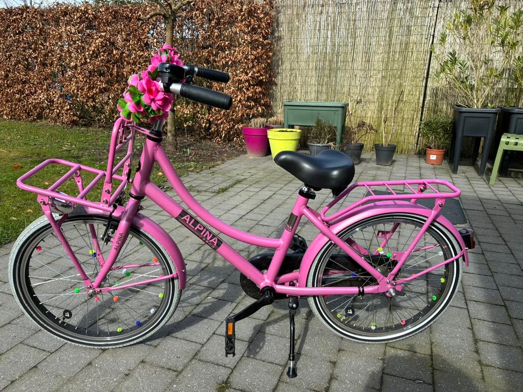 Meisjesfiets Alpina 20’’, Fietsen en Brommers, Ophalen, Zo goed als nieuw, 20 inch, Handrem