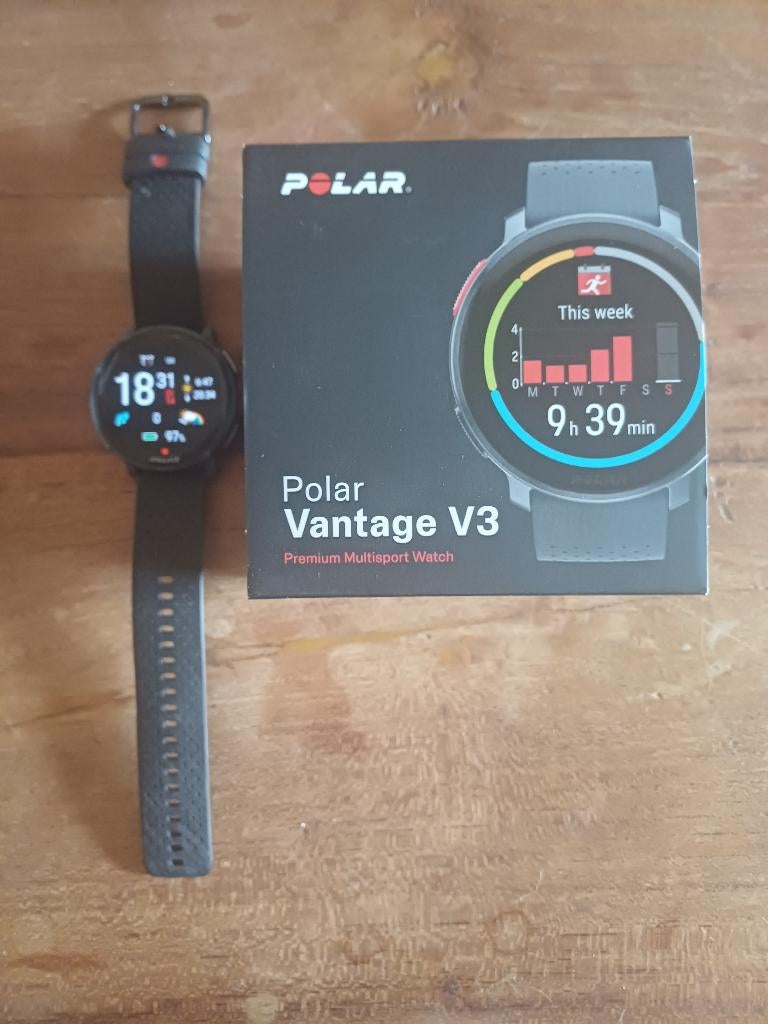 Polar Vantage V3 – met garantiebewijs – Als nieuw – Compleet, Bijoux, Sacs & Beauté, Montres de sport, Enlèvement ou Envoi, Comme neuf