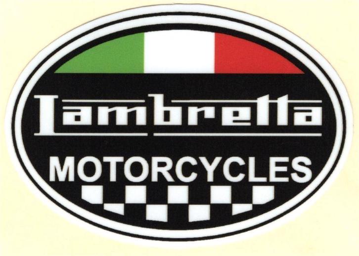 Lambretta Motorcycles sticker #5, Motoren, Accessoires | Stickers, Verzenden