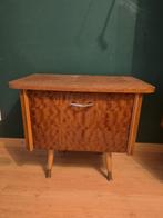 Vintage nachtkastjes '50 2 stuks, Ophalen, Zo goed als nieuw, 45 tot 65 cm, Minder dan 55 cm