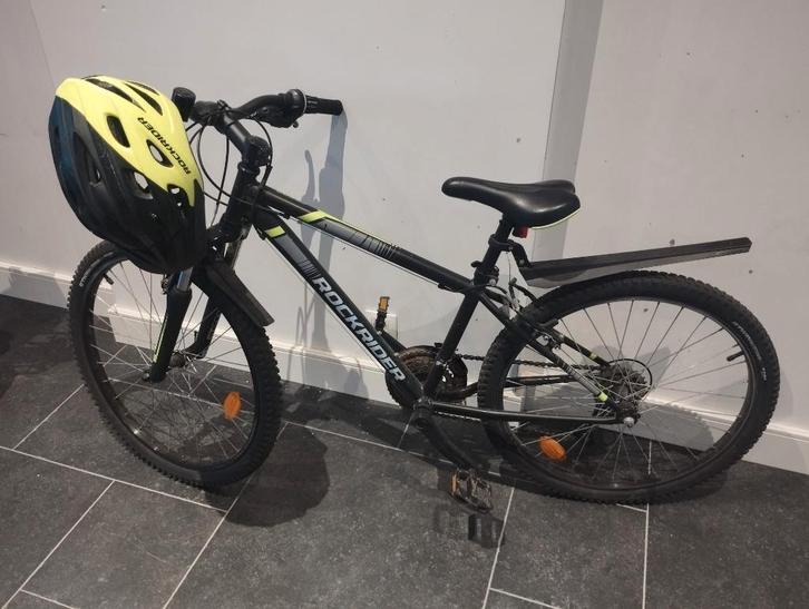 Mountainbike 24" met helm   VERKOCHT!!, Fietsen en Brommers, Fietsen | Mountainbikes en ATB, Gebruikt, Overige merken, Ophalen