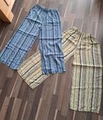 Losse zomerbroek met streepjespatroon,  mt S/M, Blauw, Ophalen of Verzenden, Zo goed als nieuw, Maat 36 (S)