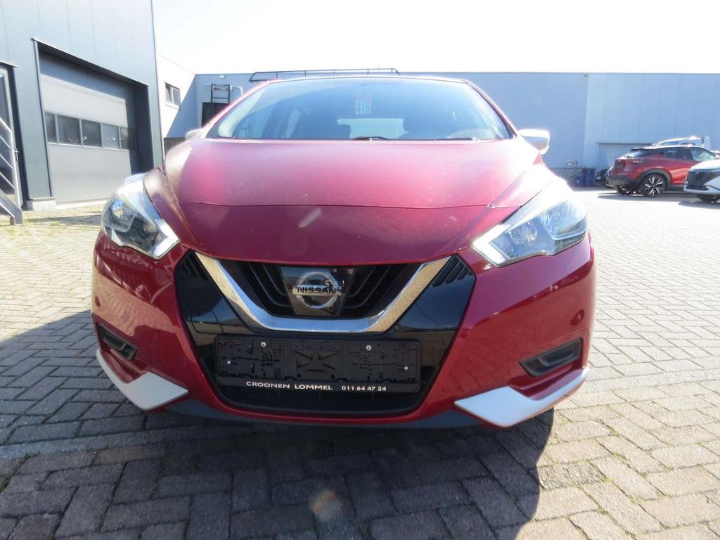 Nissan Micra Micra 0.9 IG-T N-Connecta (bj 2018), Gebruikt, 899 cc, 66 kW, Rood