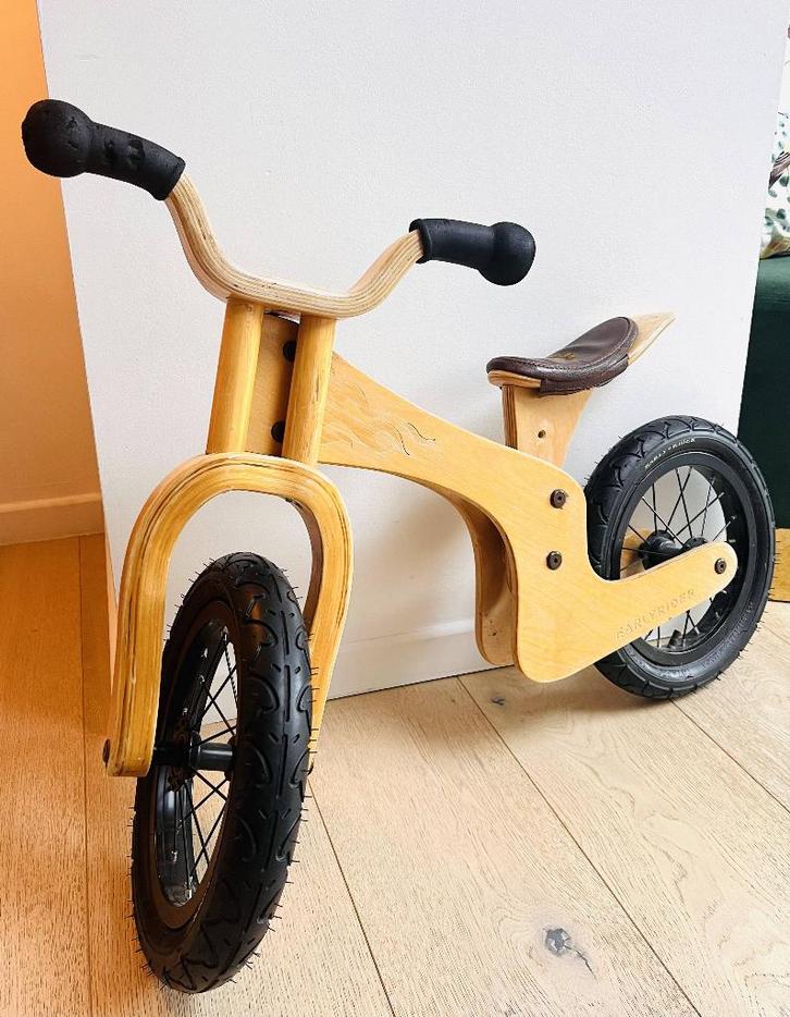 Loopfiets Early Rider, hout, Kinderen en Baby's, Speelgoed | Buiten | Voertuigen en Loopfietsen, Gebruikt, Loopfiets, Ophalen