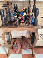 Lot de figurines africaines, Enlèvement