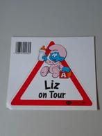 Autocollant Bébé Schtroumpf en voiture Liz, Collections, Schtroumpfs, Envoi, Comme neuf, Bébé Schtroumpf, Autres types