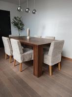 Set van tafel en 6 stoelen, ook apart te bekomen, Huis en Inrichting, Ophalen