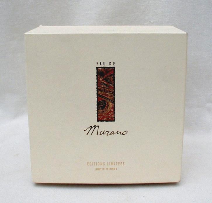 MURANO Carlo Moretti - Flacon de parfum + poire, Collections, Parfums, Comme neuf, Bouteille de parfum, Plein, Enlèvement ou Envoi