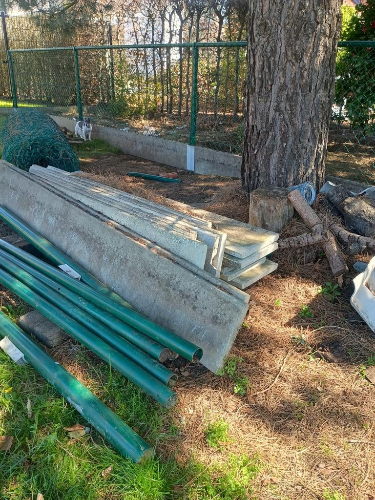 Groene afspanning tuin, Ophalen