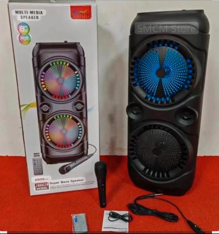 Enceinte Bluetooth avec microphone et lumière LED, TV, Hi-fi & Vidéo, Enceintes