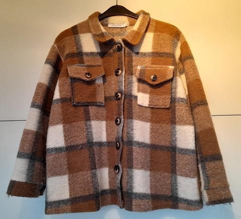 Geruit winter hemd/ vest Lola Liza, Kleding | Dames, Truien en Vesten, Gedragen, Maat 42/44 (L), Overige kleuren, Ophalen of Verzenden