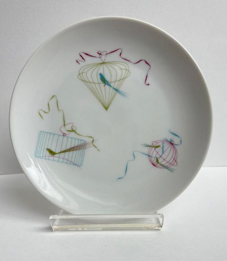 Assiettes Raymond Loewy Rosenthal Bird Cage annees 1960, Collections, Porcelaine, Cristal & Couverts, Porcelaine, Enlèvement ou Envoi