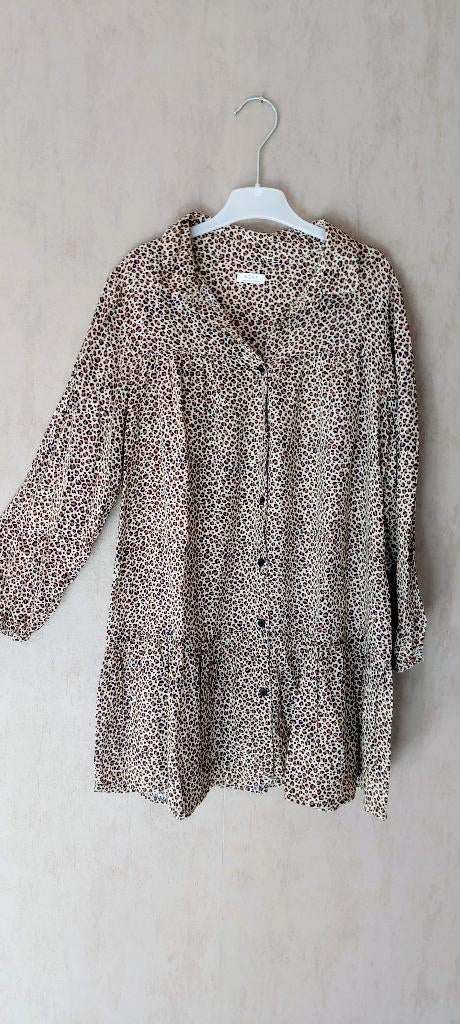 Trendy kleedje (maat 134, 9-jarige), Ophalen, Meisje, Zo goed als nieuw, Jurk of Rok