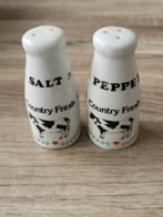 Koe peper & zout vatjes porselein vintage, Verzamelen, Ophalen