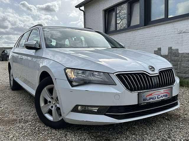 SKODA Superb Combi SW 1.6 CR TDi Ambition, 87 kW, 109 g/km, Te koop, Wit