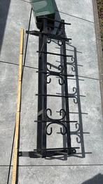 Smeedijzeren bloembakhouder en passende bloembak, Ophalen, Zo goed als nieuw