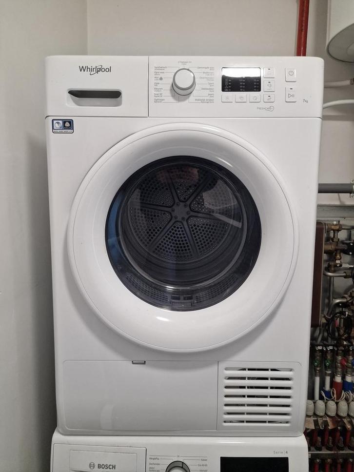 Whirlpool warmtepomp droogkast A++ – 7 kg – Zeer goede staat, Elektronische apparatuur, Droogkasten, Zo goed als nieuw, Ophalen