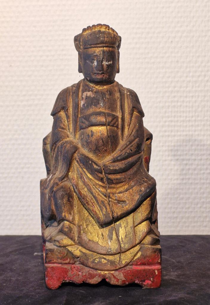 Chinees tempel-altaar beeldje, Antiek en Kunst, Kunst | Niet-Westerse kunst, Ophalen of Verzenden