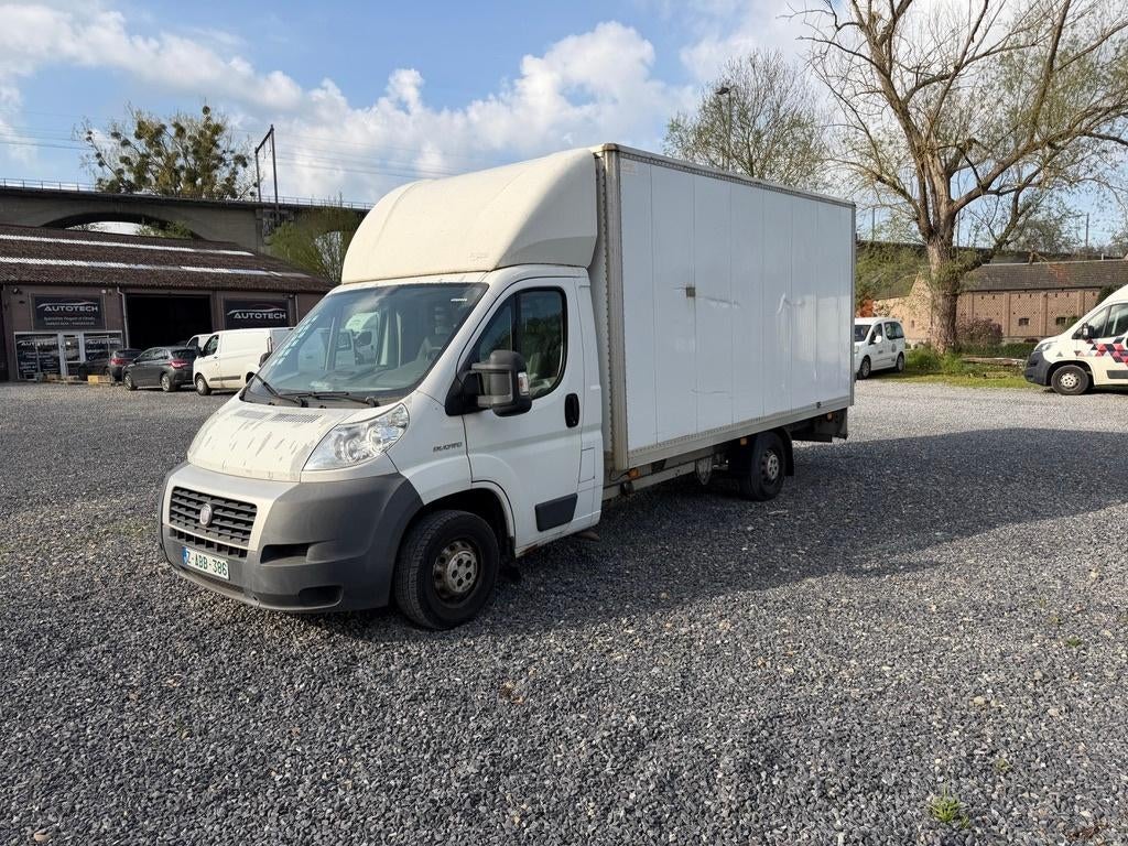 Fiat Ducato aluminium behuizing, Auto's, Bestelwagens en Lichte vracht, Bedrijf, Euro 4, 88 kW, Wit