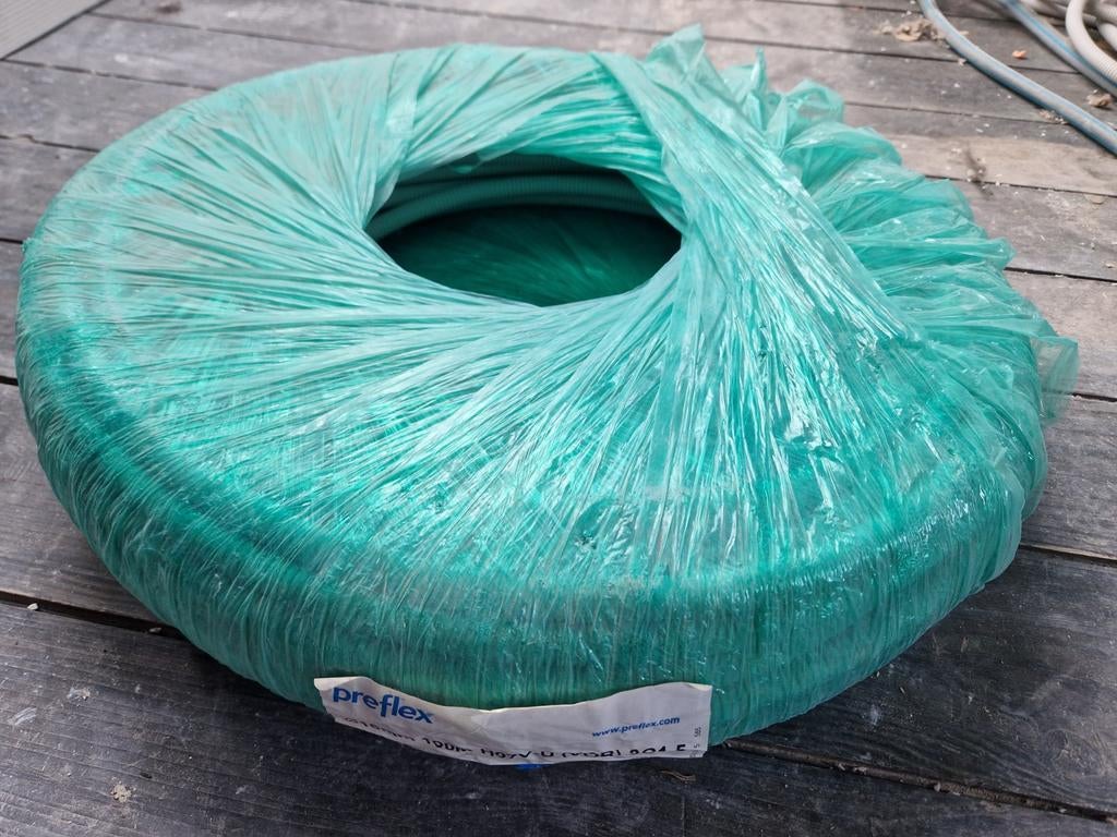 VOB voorbedrade buis elektriciteit 3G1,5 - 100m, Informatique & Logiciels, Pc & Câble réseau, Enlèvement