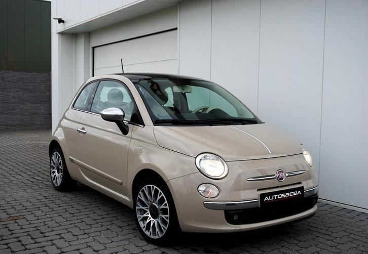Fiat 500 1.2cc Benzine Pano/Leder/Automaat, Auto's, Fiat, Bedrijf, Te koop, ABS, Airbags, Airconditioning, Alarm, Boordcomputer