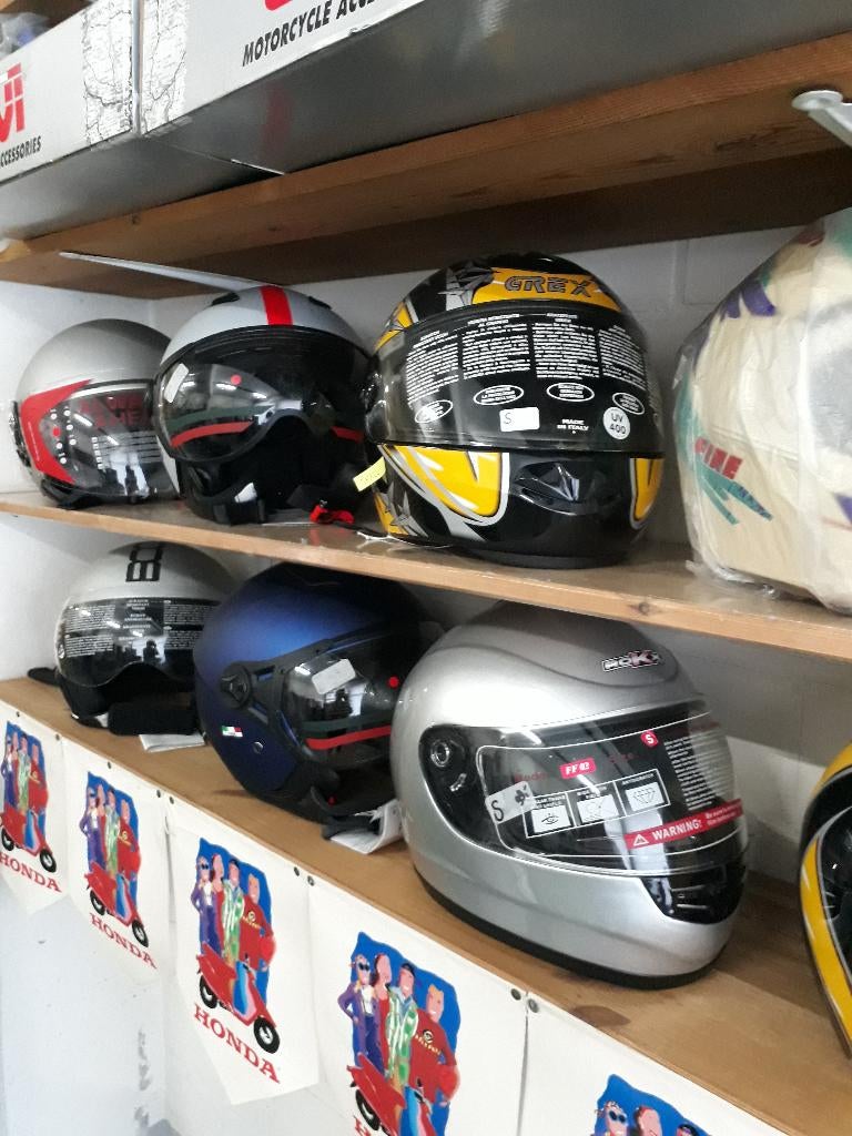 Helmen nieuw, Motoren, Ophalen, Nieuw met kaartje, Integraalhelm, Kinderen