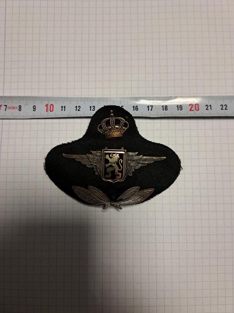 Insigne pour béret fusilier air belge, Enlèvement