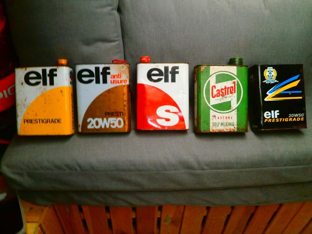 olieblikken, Collections, Enlèvement