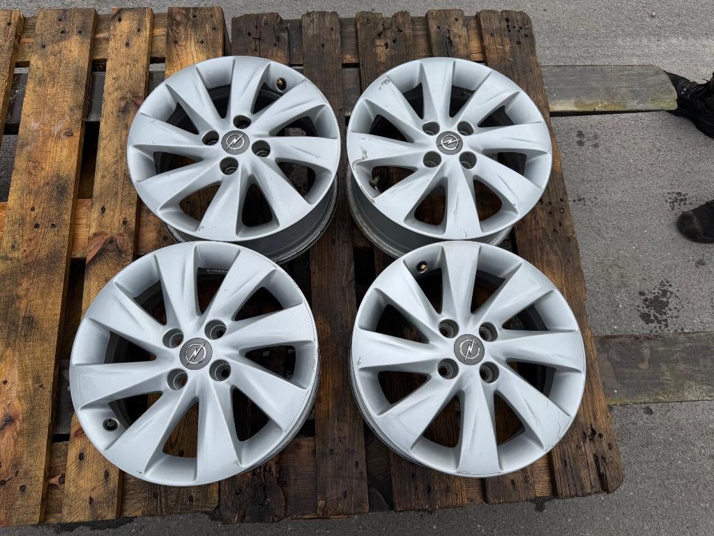 4 jantes alu Opel Corsa E, Enlèvement, Utilisé, Opel