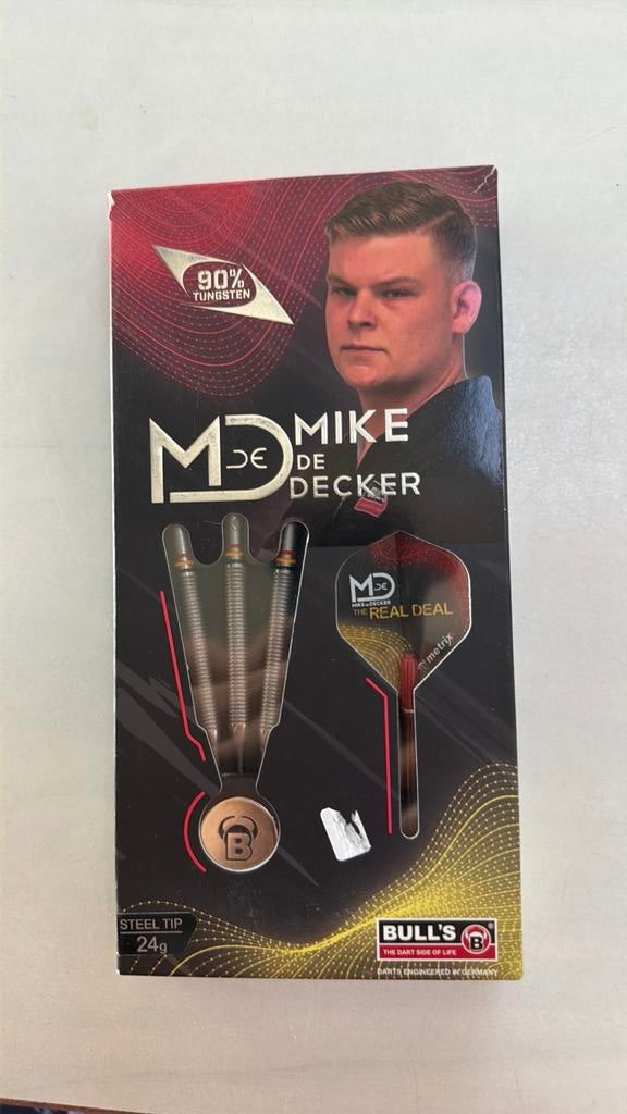 Dartpijlen mike de decker, Sport en Fitness, Darts, Ophalen, Zo goed als nieuw