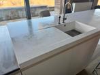 Magnifique plan de travail en corian, évier intégré, allonge, Maison & Meubles, Moins de 100 cm, Comme neuf, 100 à 150 cm, Enlèvement