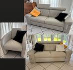 3,5 zit relax, 2 zit en 1zit zetel, Huis en Inrichting, Ophalen, Gebruikt, Leer