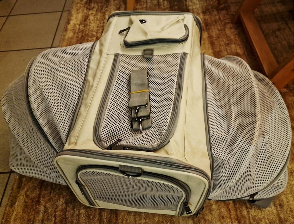 Luxe reis- picnic- strandtas voor kleine hond of kat, Ophalen of Verzenden, Nieuw