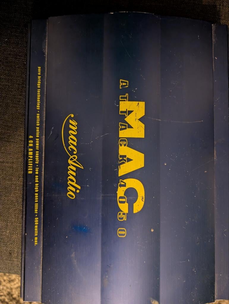 Te koop: Mac Audio Attack 4050 versterker, Auto diversen, Autospeakers, Ophalen of Verzenden