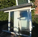 Châssis pvc blanc a donner (porte + fenêtre), Enlèvement, Utilisé, 120 à 160 cm, 160 cm ou plus