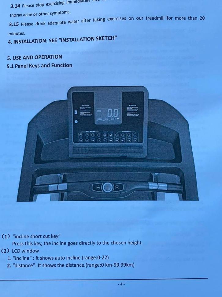 Loopband GV5057 22km/h, Sport en Fitness, Fitnessapparatuur, Loopband, Ophalen