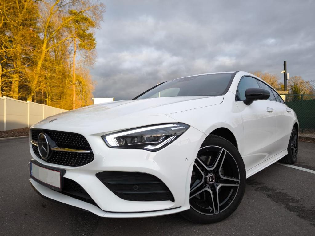 Écran large hybride rechargeable pour Mercedes CLA 250e AMG, Cuir, CLA, Euro 6, Entretenue par le concessionnaire